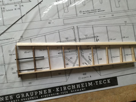 Baubericht Graupner Cirrus 3 Meter Spannweite mit GFK Epoxi Rumpf und CNC Lasercut Rippensatz