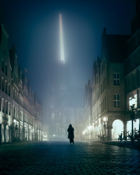 Nebel über dem Prinzipalmarkt: Die Friedensstadt Münster zeigt sich fernab der Postkartenmotive – still, geheimnisvoll und voller Geschichte