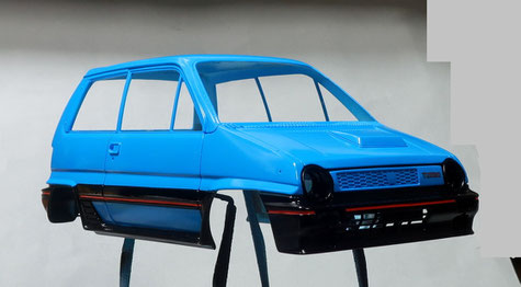CITY TURBO 製作記 ④外装の仕上げ。 - 1/24に夢中!(模型転倒 CITY TURBO 製作記 ④外装の仕上げ。 - 1/24に夢中!(模型転倒