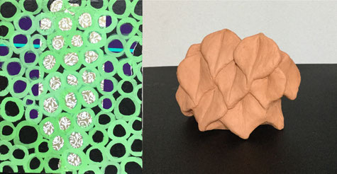 肉質画　井上直子　ガラス器の花 肉質画 井上直子 ガラス器の花 - メルカリ