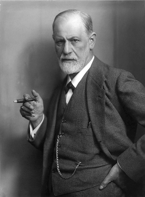 Dieses berühmte Foto von Sigmund Freud aus dem Jahre 1921 stammt von Wikipedia