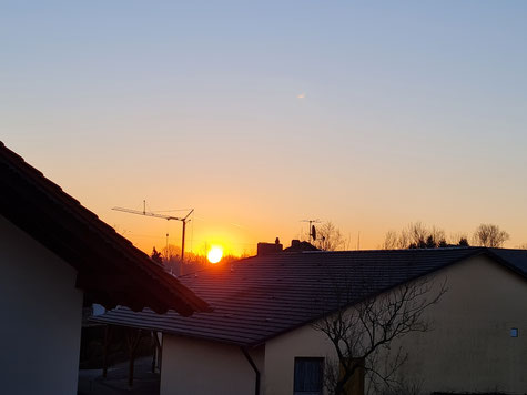 Sonnenaufgang am 10.03.2022
