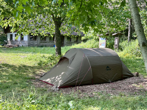 MSR Tindheim 3 am Trekkingcamp Elzhof im Schwarzwald