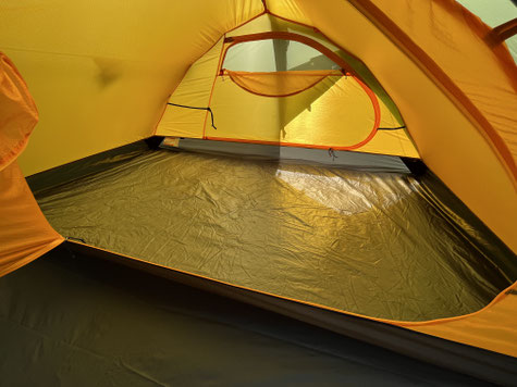 Innenraum des Exped Orion 2 UL