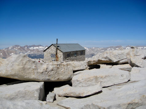 Top of Mount Whitney, 14.505 Feet (4.421 Meter)