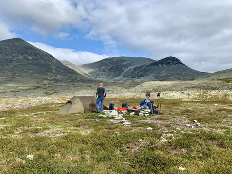 Das MSR Tindheim 2 im Ronden National Park Norwegen
