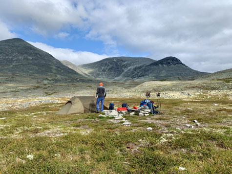 Das MSR Tindheim 2 im Rondane National Park Norwegen