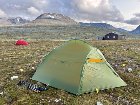 Das Exped Orion 3 UL im Dovrefjell National Park