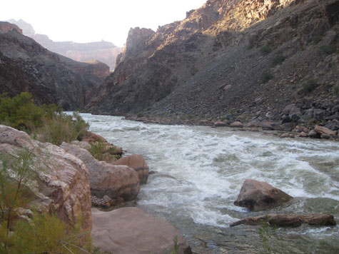 Die Hermit Rapids des Colorado Rivers im Grand Canyon