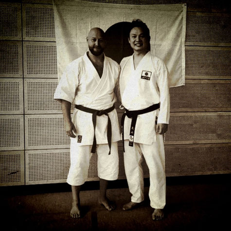 links: Erol Alp, rechts: Sensei Ayumu Kameyama, Instructor of Japan and Nationalcoach