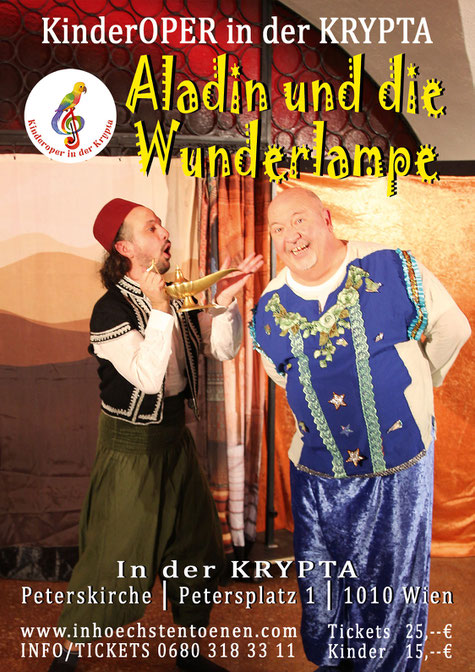 ALADIN UND DIE WUNDERLAMPE KinderOPER in der KRYPTA