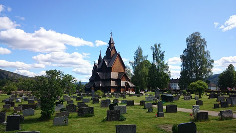 die Stabskirche in Heddal