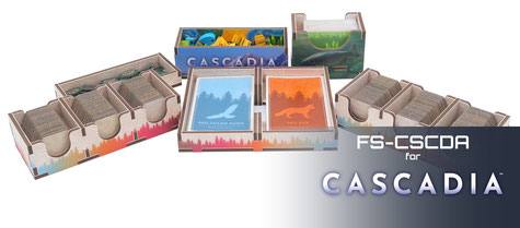folded space insert organizer cascadia landmarks