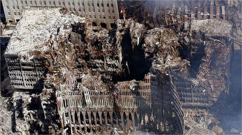 Grafik: TP - World Trade Center nach dem 11. September 2001