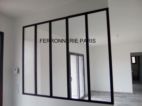 verriere en fer noir satinée