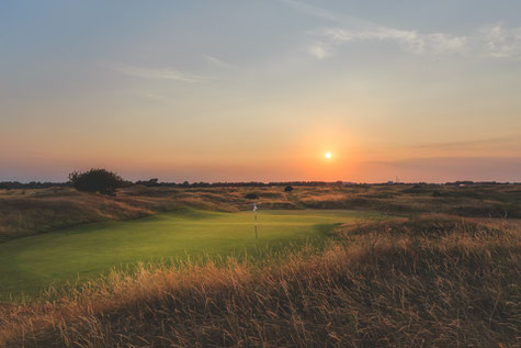 3rd hole, Royal St George's Golf Club, Sandwich Kent, shown on nearby accommodation provider's blog, about the Open 2020: Broadstairs Apartments