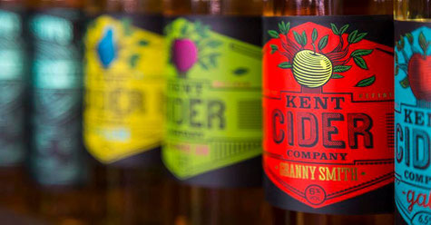 Kent Cider Company at The Broadstairs Food Festival. Local produce from the Garden of England