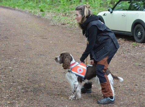 Bente "Queen Margaret vom Belauer See" in Aktion, Foto: privat