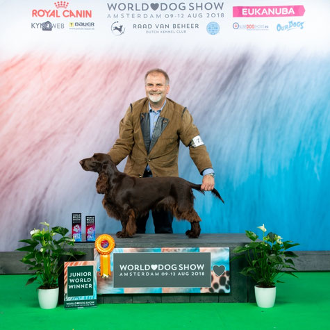"Noble Alice vom Belauer See" Junior World Winner 2018, Foto: Kynoweb