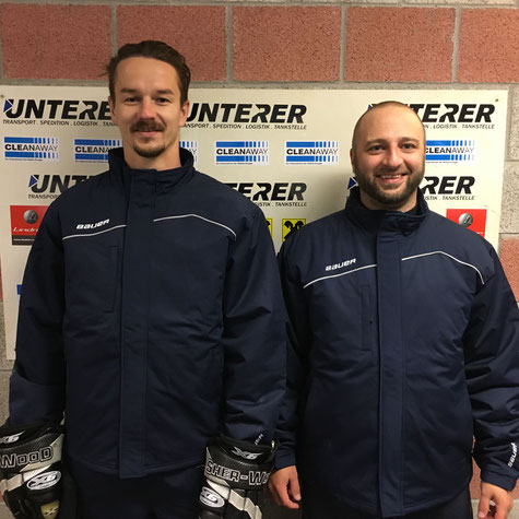 Co-Trainer Markus Margreiter und Trainer Thomas Müller