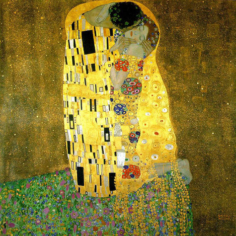 Gustav Klimt - Il bacio (1908)
