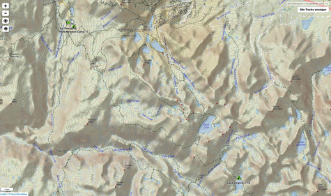 Von Lake Virginia bis nach Reds Meadow