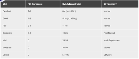 Copyright OFA Website.