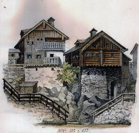 UNESCO, Weltkulturerbe, Hallstatt, Welterbe, Isidor Engl, Salinenzeichner, Brettschnitte, Holzhäuser, vernakuläre Architektur, Blockbau