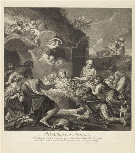 d'après Carlo Maratta-de Poilly graveur- 1729-Abbeville Musée Boucher de Perthes-cliché RMN