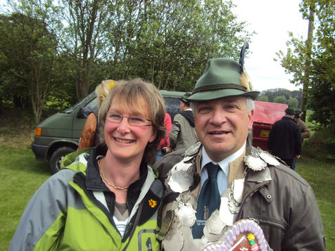 König Richard Ahlmer und Königin Annette Herbstmann