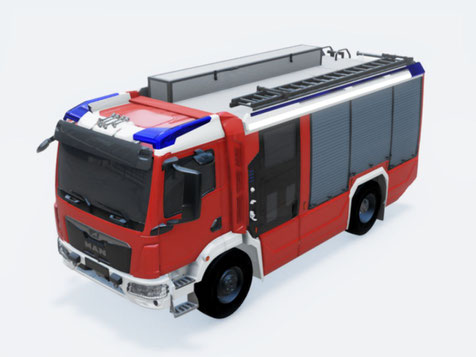 Rendergrafik unseres HLF3