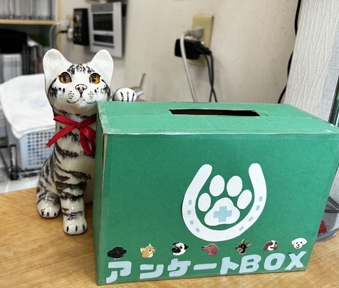 つるばやし動物病院アンケートBOX