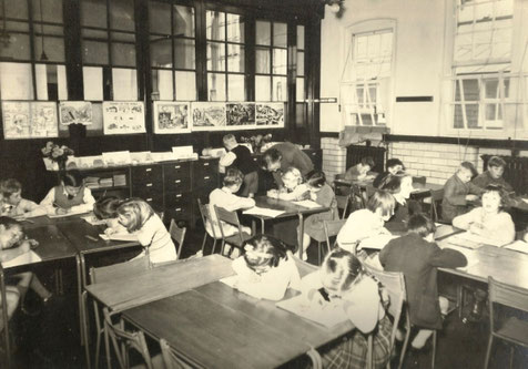 Art Class with Miss Osborne, 1953