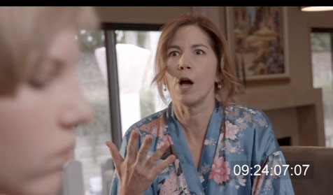 Esperanza (Natalia Noriega) isn't happy with Chloe's attitude