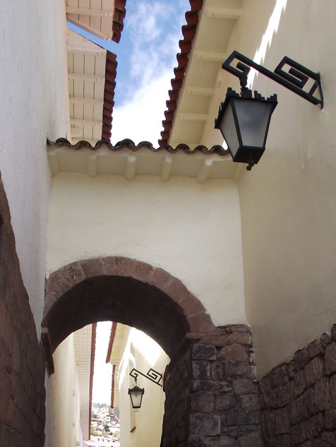 architecture Cusco Peru alley