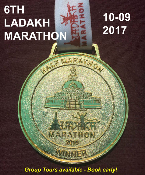 Ladakh Marathon: 10th September 2017