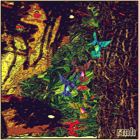 birds in the jungle