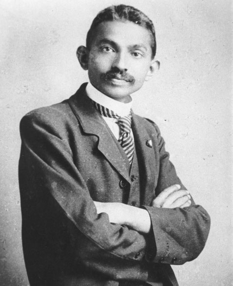 Mohandas Gandhi ; Date - 1893  - Attorney at law