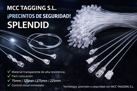 Precintos Seguridad Splendid 75mm-125mm-175mm-225mm Transparentes o Negros