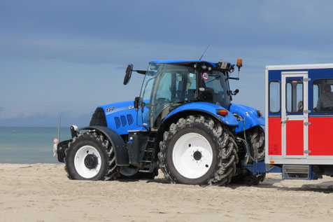 Wattwanderung auf Mandø mit dem Traktorbus