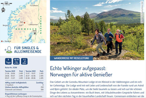 Norwegen Single reisen