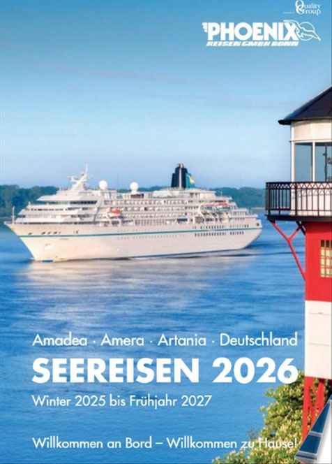 Weltreise mit MS Artania bei Singer Reisen & Versicherungen zum Jubiläumsvorteil buchen.