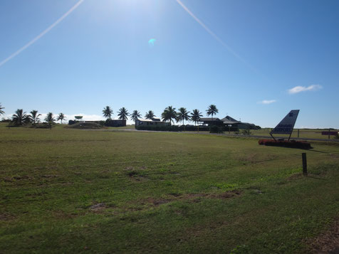 Der Flugplatz auf Aitutaki