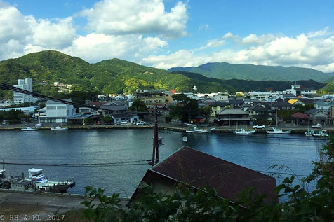 Dorf auf der Halbinsel Izu