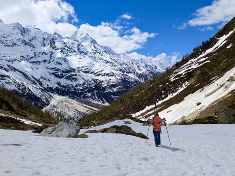 Skitour, Schweiz, Skihochtour, Schweiz, Wallis, Lötschental, Tschingelhorn, Tschingelhore, Tschingelhoren, Fafleralp, Blatten