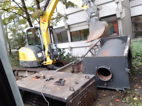 Schrottabholung Ellerstadt Ludwigshafen Rhein Pfalz Kreis Schrott Entsorgung Rückbau Heizanlage Öltank Demontage Anlagenrückbau Altmetall Metallverwertung