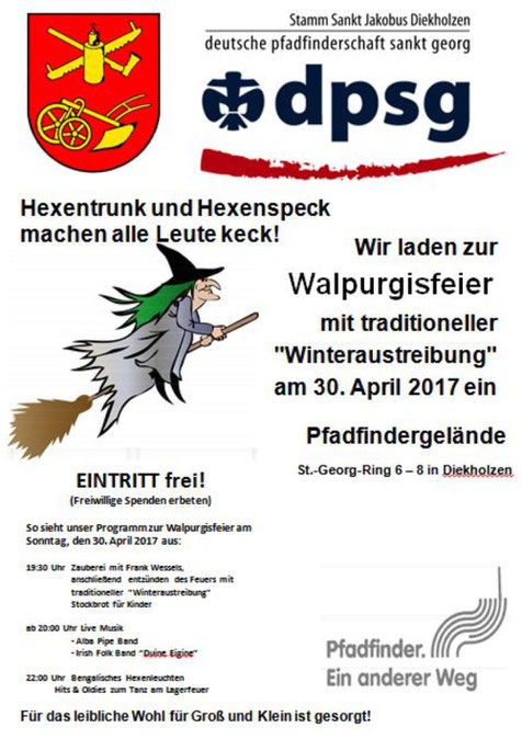 Plakat Walpurgisfeier