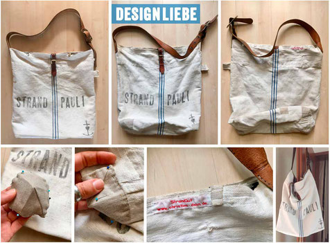 Vintage-Tasche Strandgut Design