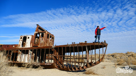 Schiffswrack in der Wüste, Michael Griebert, Aralsee
