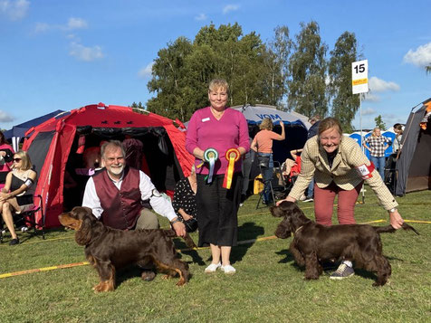 The parents of this litter winning in Tomelilla, Sweden, Copyright: Ulf F. Baumann